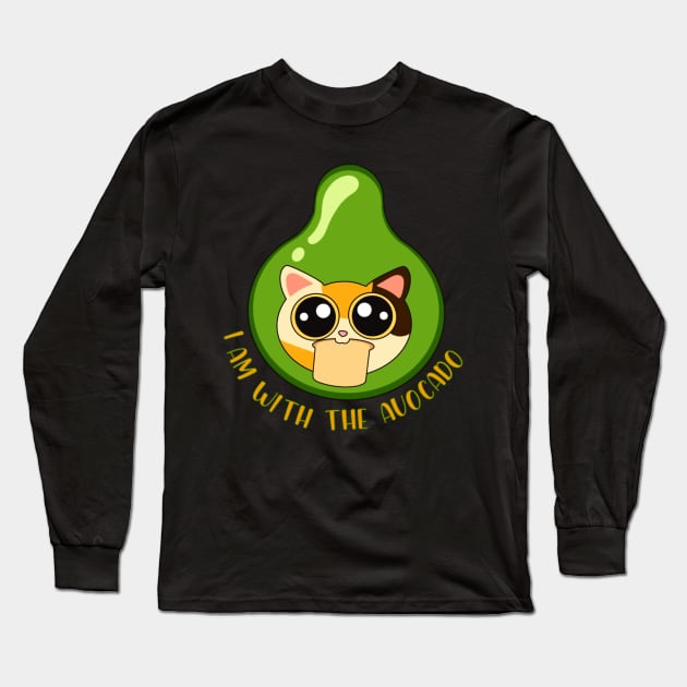 i'm with the Avocado Long Sleeve T-Shirt by DreamPassion